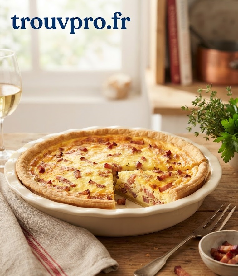 Quiche Lorraine : la recette traditionnelle française facile à préparer et toujours appréciée