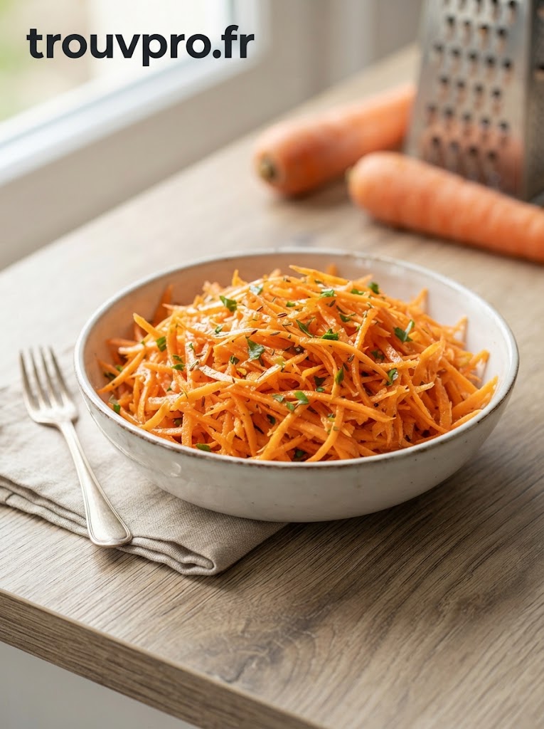Carottes râpées maison
