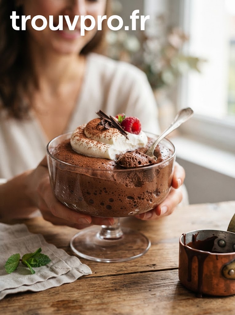 Mousse au chocolat express : un dessert aérien et gourmand