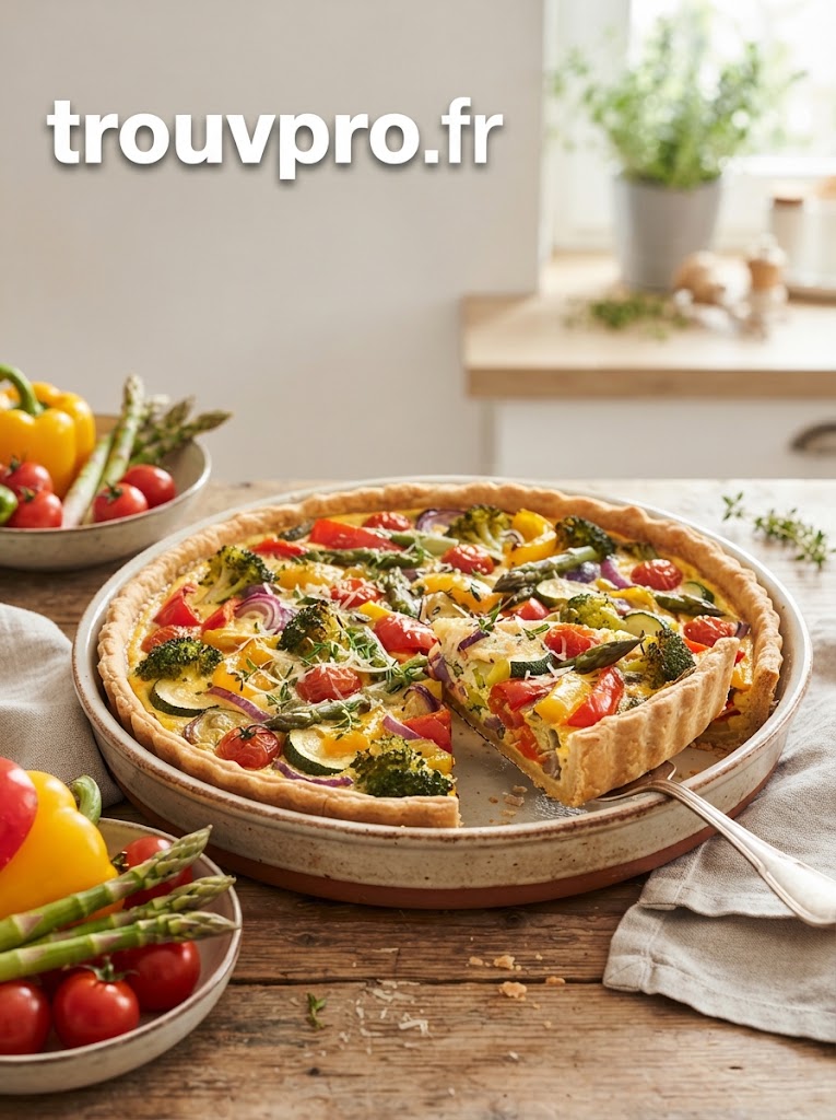 Quiche aux légumes : une recette simple, savoureuse et pleine de couleurs