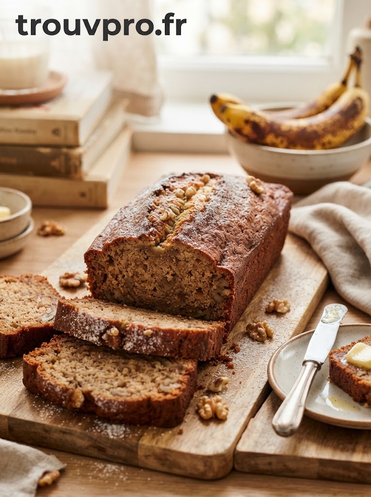 Banana bread facile : une recette moelleuse et gourmande pour utiliser les bananes bien mûres
