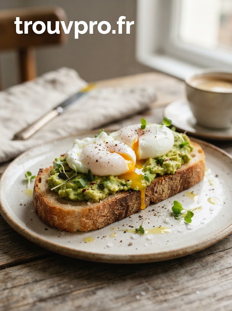 Tartines avocat et œuf : une recette simple, rapide et gourmande