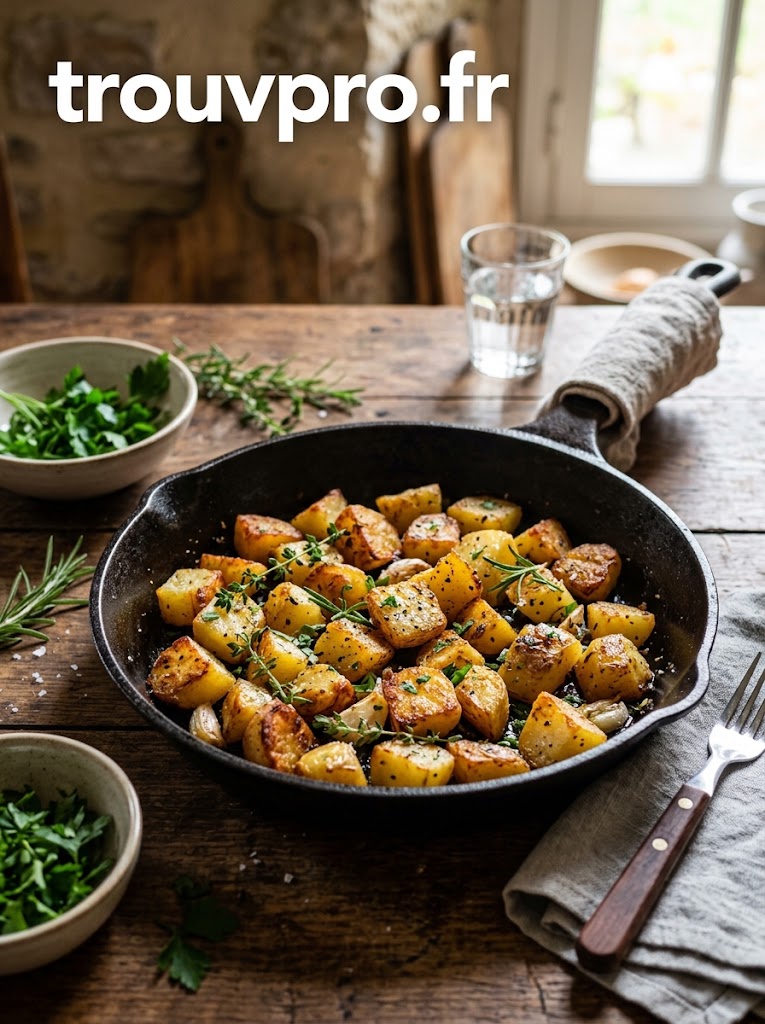 Pommes de terre sautées : une recette simple, économique et pleine de saveurs