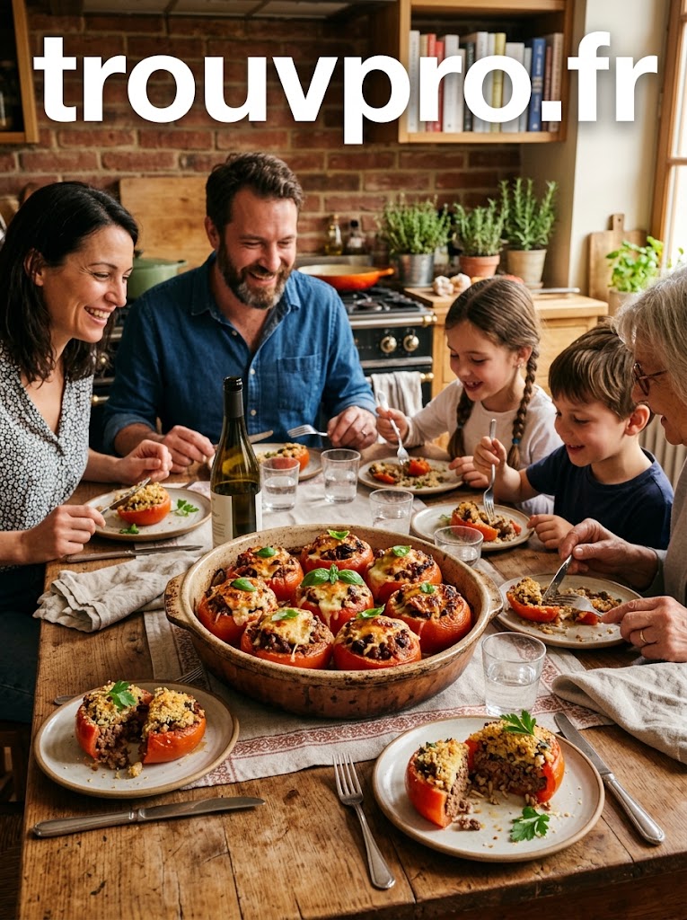 Tomates farcies faciles : une recette familiale généreuse et pleine de saveurs