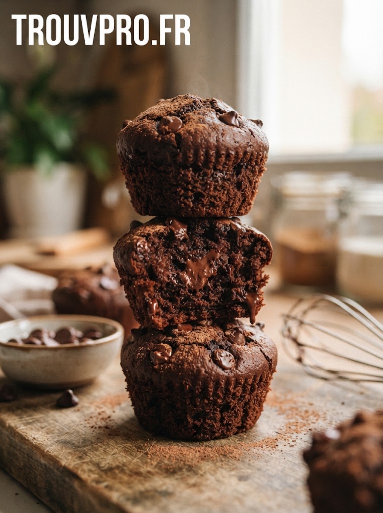 Muffins au chocolat : une recette moelleuse et gourmande